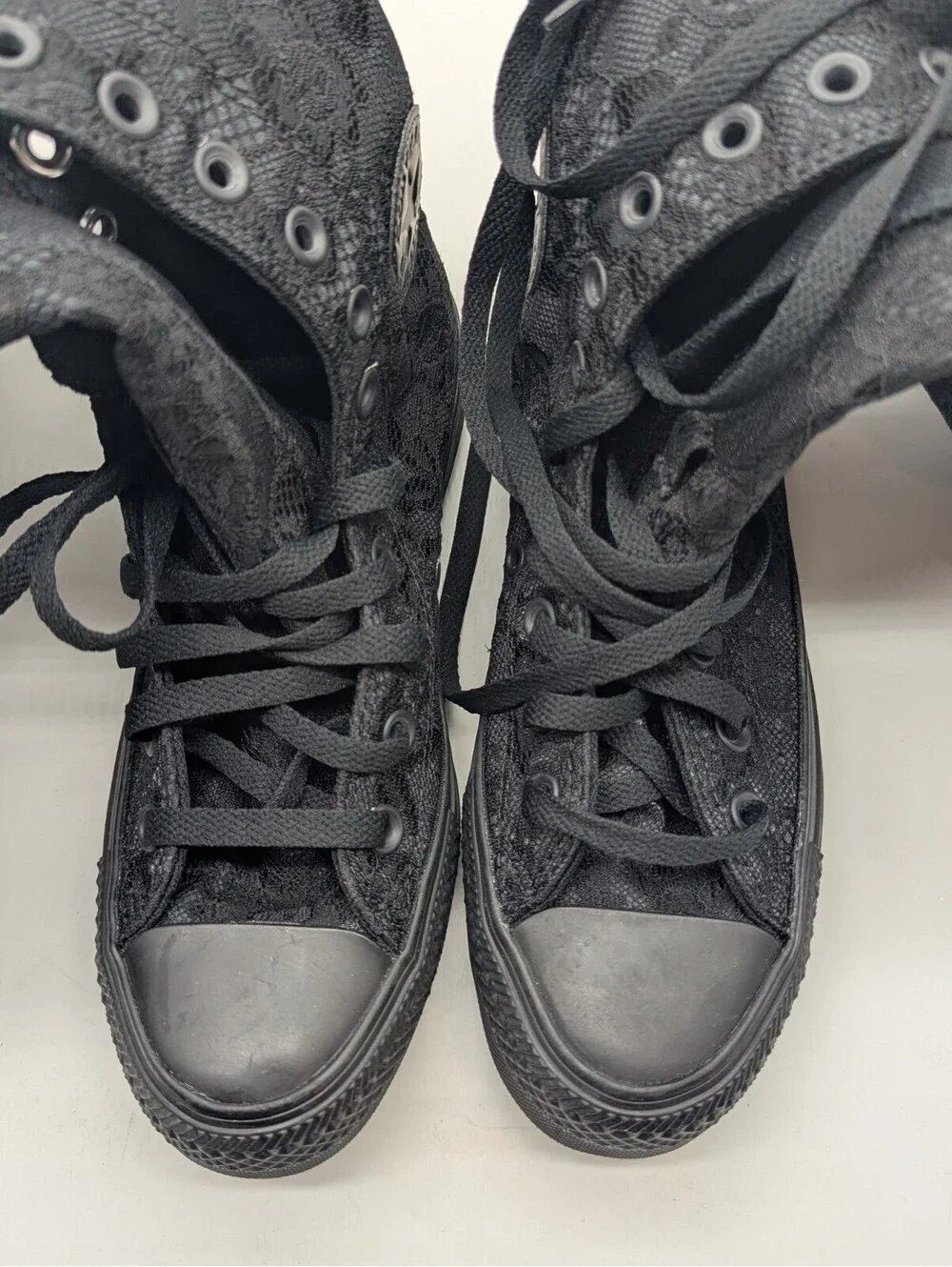 Converse Chuck Taylor All Star XX High Women's Size 6.5 Black Lace Shoes A15661C